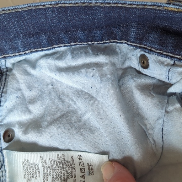 DKNY Soho Skinny Distressed Jeans 4 Blue - Picture 6 of 16